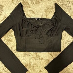 Elegant Black Women's Top
